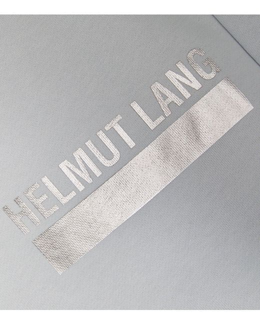 Helmut Lang Gray Logo Sweatpants for men