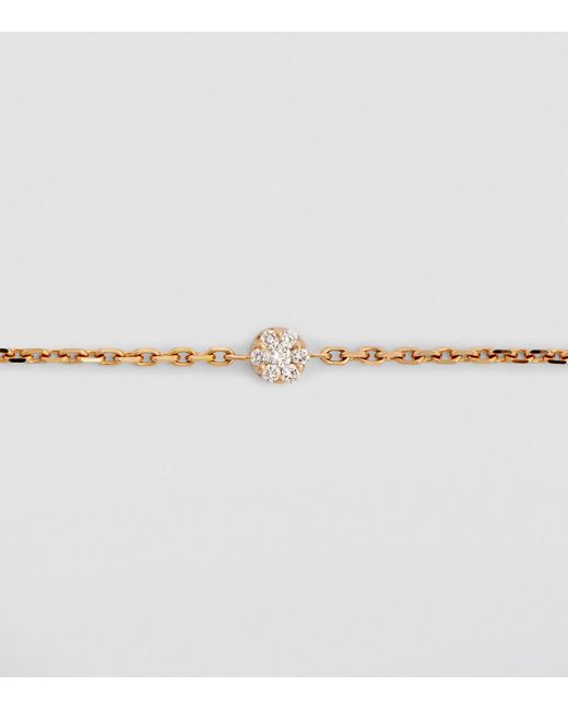 RedLine Metallic Rose And Diamond Illusion Bracelet