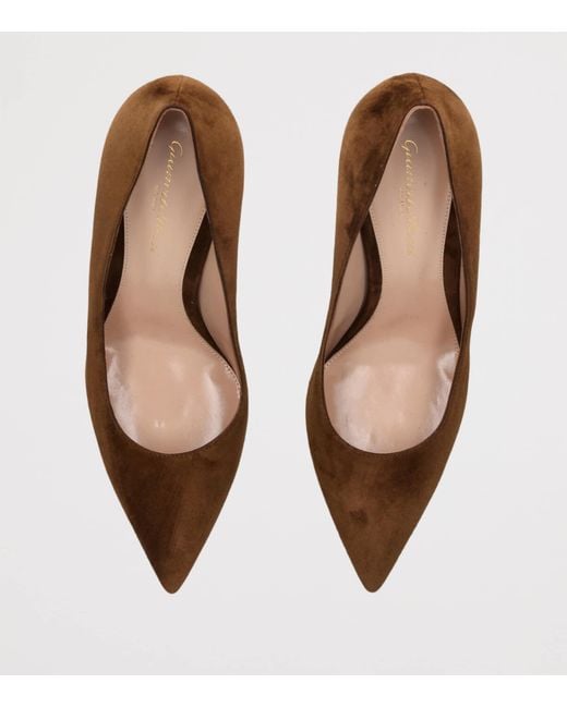 Gianvito Rossi Brown Suede Gianvito Pumps 85