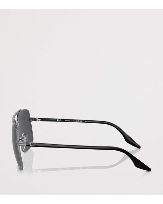 Ray-Ban Gray Polarized+ Lenses Square Sunglasses