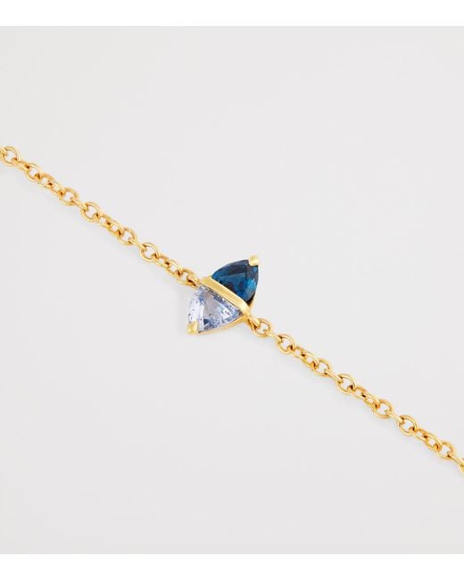 Emily P. Wheeler Metallic And Sapphire Tilly Bracelet