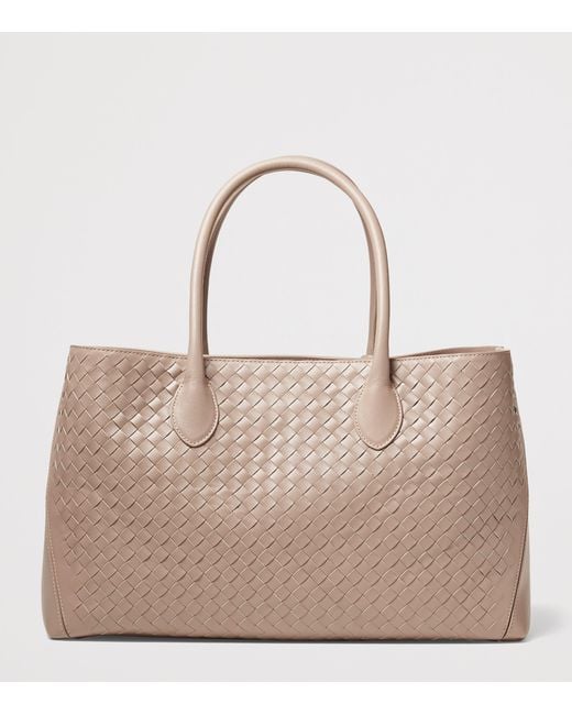 Aspinal Brown Leather London Tote Bag
