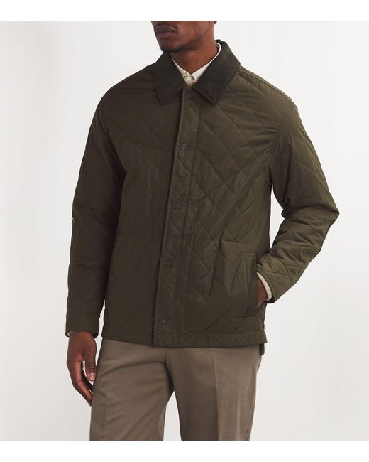 James Purdey & Sons Green Quilted Jacket for men