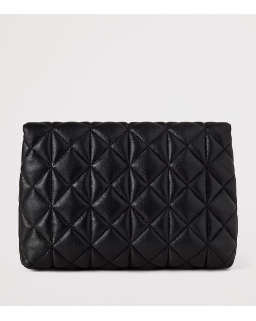 Mulberry Black Large Leather Darley Cosmetic Pouch