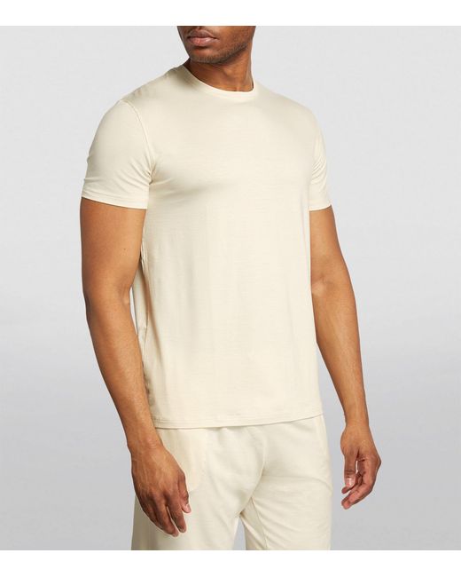 Derek Rose White Stretch-modal Basel T-shirt for men
