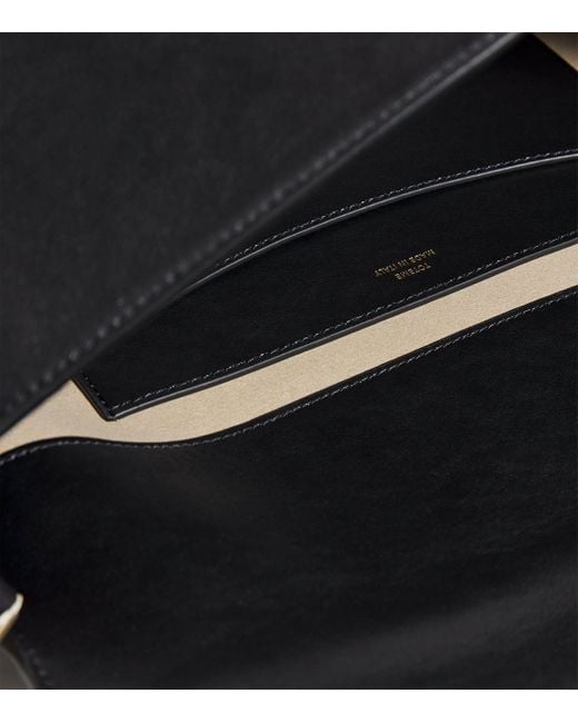 Totême Black Calfskin T-Lock Satchel Bag