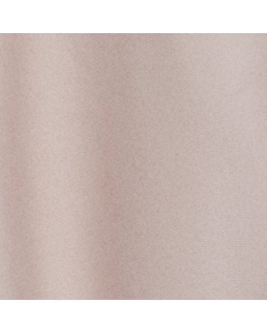 Loewe Pink Cotton-Silk Draped Midi Skirt