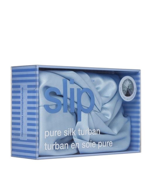 Slip Blue Mulberry Silk Head Wrap
