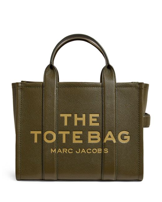 Marc Jacobs Green The Medium Leather The Tote Bag