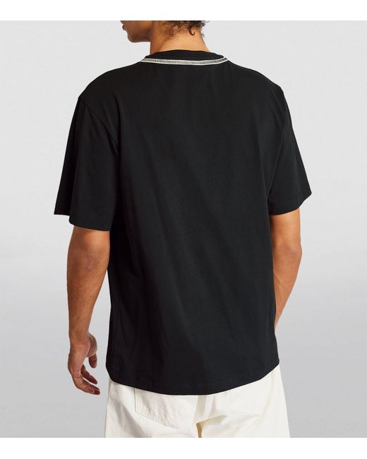 Craig Green Black Lace-detail T-shirt for men