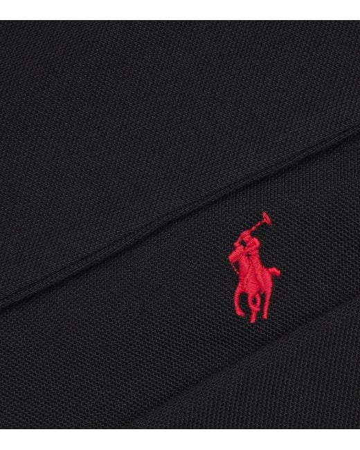 Polo Ralph Lauren Black Polo Pony Long-Sleeved Polo Shirt for men