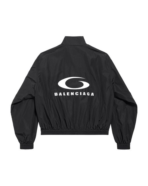 Balenciaga Black Loop Sports Icon Tracksuit Jacket