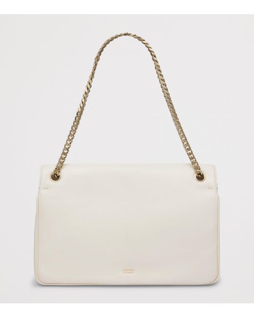 Tom Ford Natural Large Leather Shoulder Bag