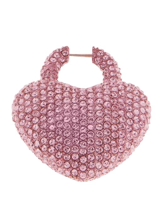 Balenciaga Pink Xl Minnie Earrings