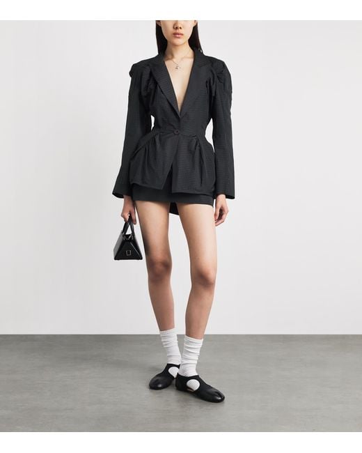 Vivienne Westwood Black Gathered Cloud Jacket