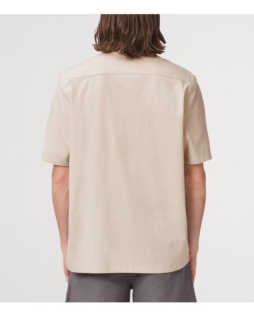 AllSaints Natural Organic Cotton Hudson Shirt for men