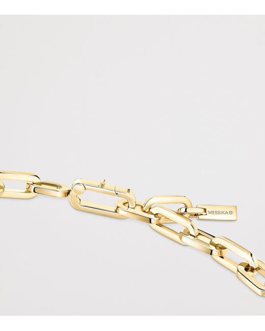 Messika Metallic Move Link And Diamond Pavé Necklace