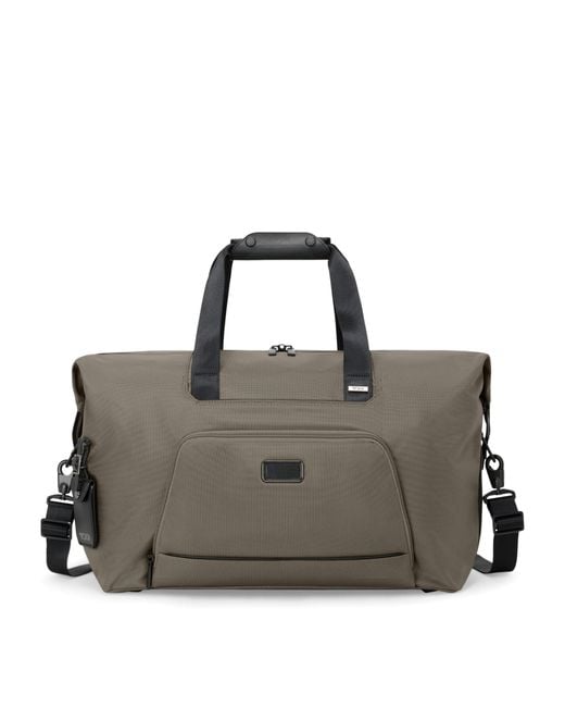 Tumi Black Alpha 4 Double Expansion Duffle Bag for men
