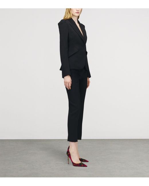 Alexander McQueen Black Wool Blazer