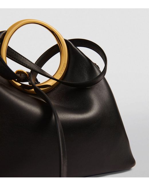 Jacquemus Black Leather Le Calino Top-handle Bag