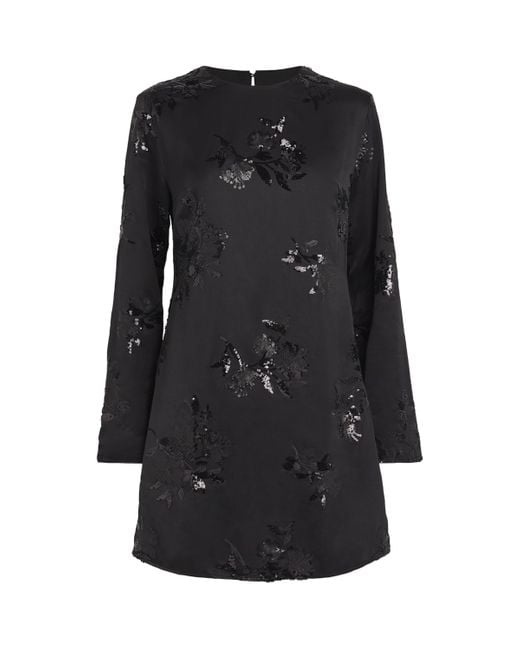 Claudie Pierlot Black Sequinned Mini Dress