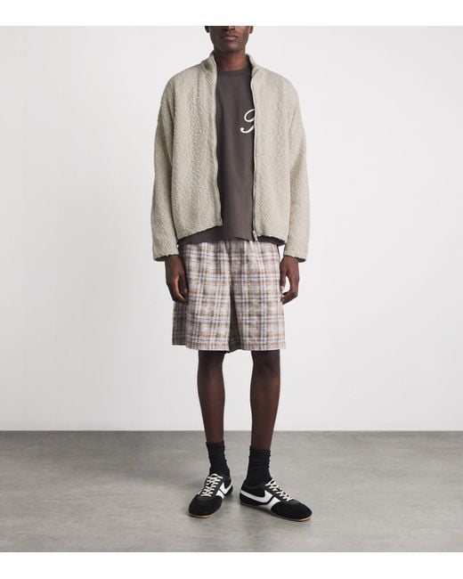 Picante Gray Boucle Hover Zip-Up Cardigan for men