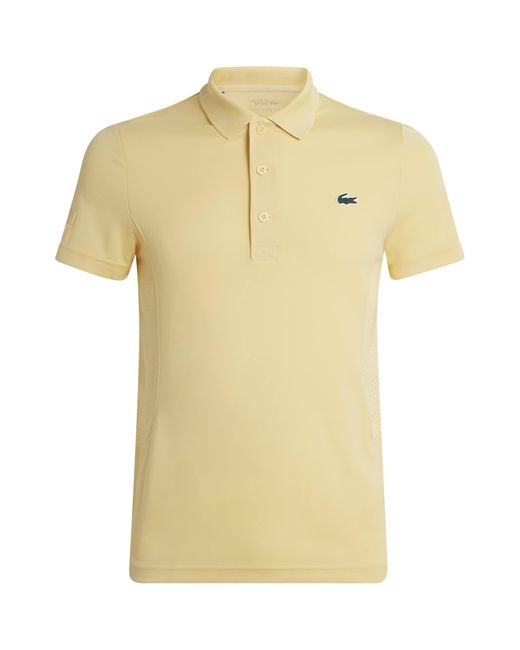 Lacoste Yellow Technical Polo Shirt for men