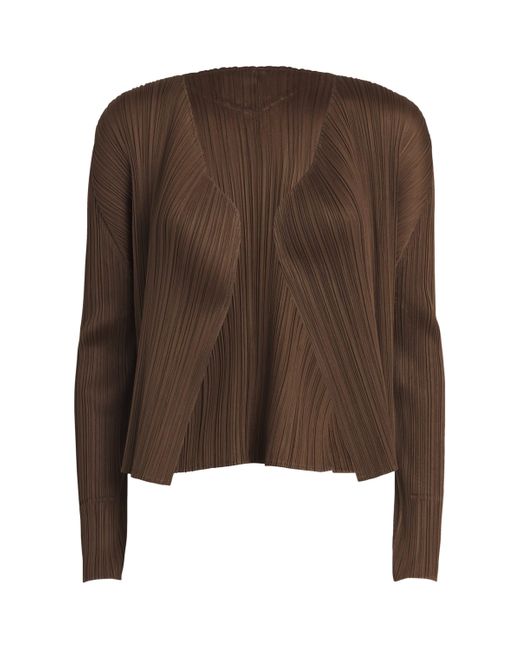 Pleats Please Issey Miyake Brown New Colorful Basics Tank Top