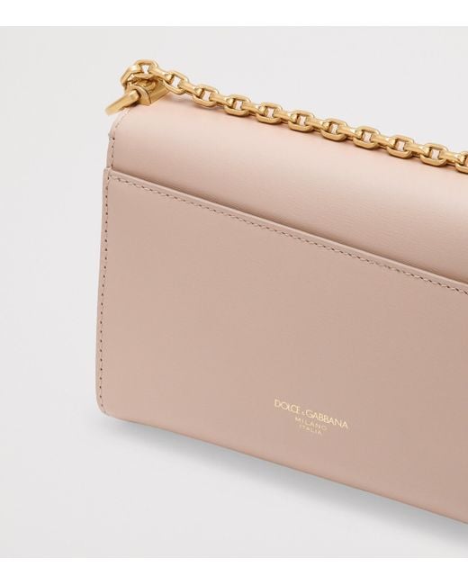 Dolce & Gabbana Natural Calfskin Marlene Shoulder Bag