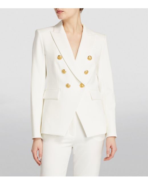 Veronica Beard White Miller Dickey Blazer