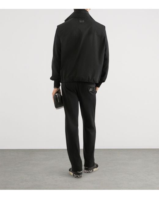 Dolce & Gabbana Black Zipped Cardigan for men