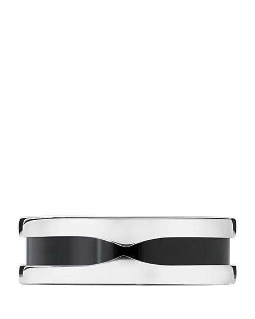 BVLGARI Metallic Sterling Save The Children Ring