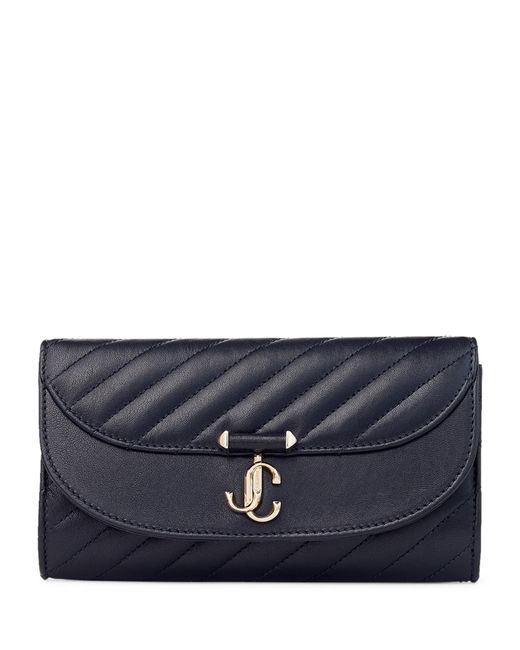 jimmy-choo-Blue-Leather-Curve-
