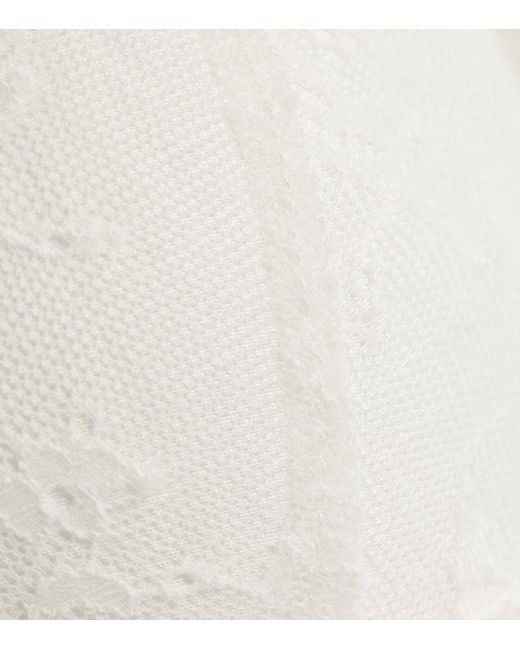Aubade White Moulded Danse Des Sens Plunge Bra