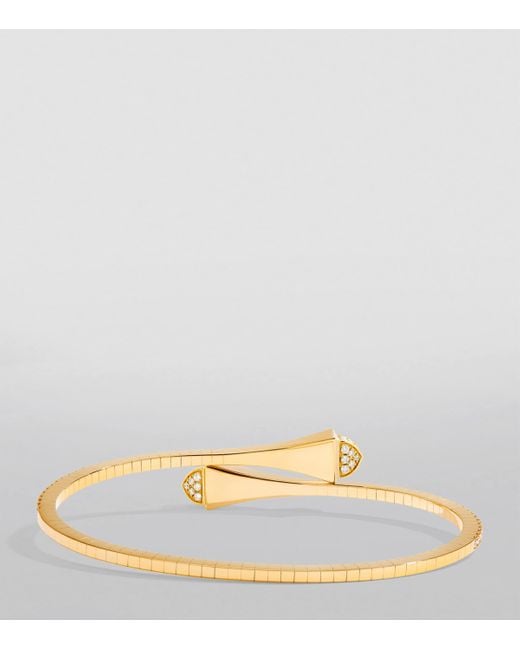 Marli New York Metallic Midi And Diamond Cleo Slip-On Bracelet