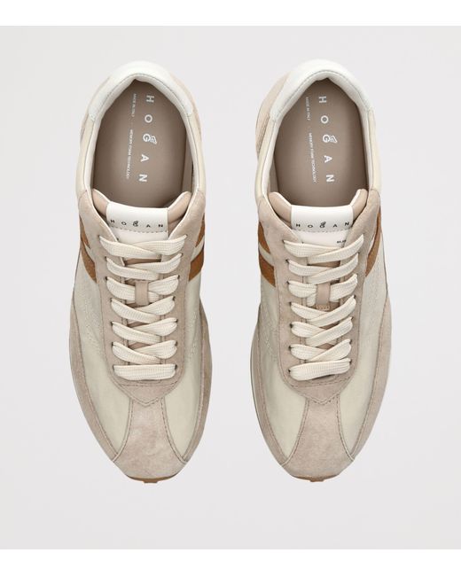 Hogan Natural Suede H669 Allacciato Sneakers