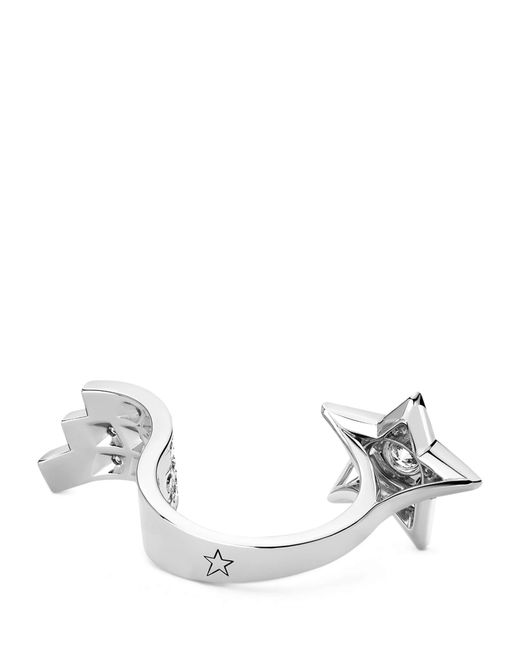 Chanel Metallic And Diamond Comète Ring
