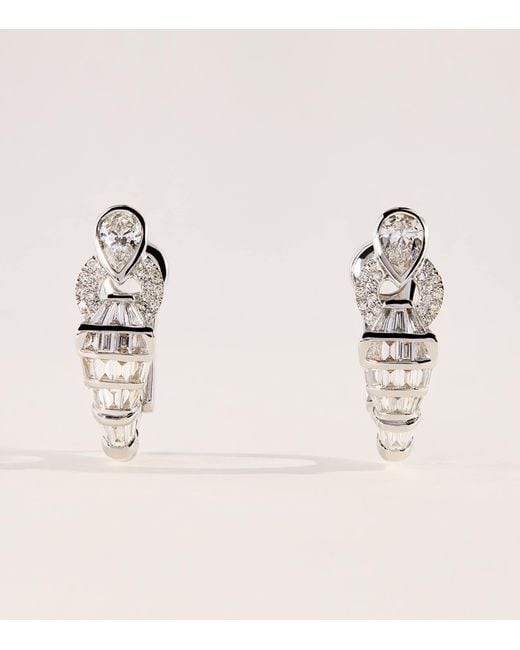 SHAY Natural And Diamond Serpentine Earrings