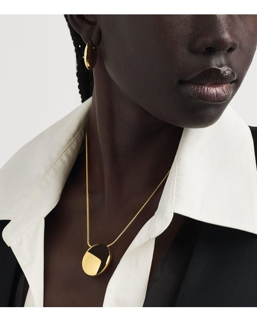 LIE STUDIO Metallic Plated The Julia Necklace