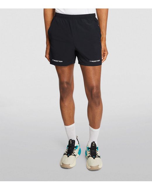 Under Armour Black Project Rock Ultimate Shorts for men