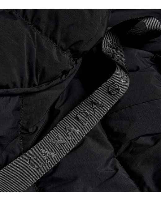 Canada Goose Black Down-Filled Clair Long Coat