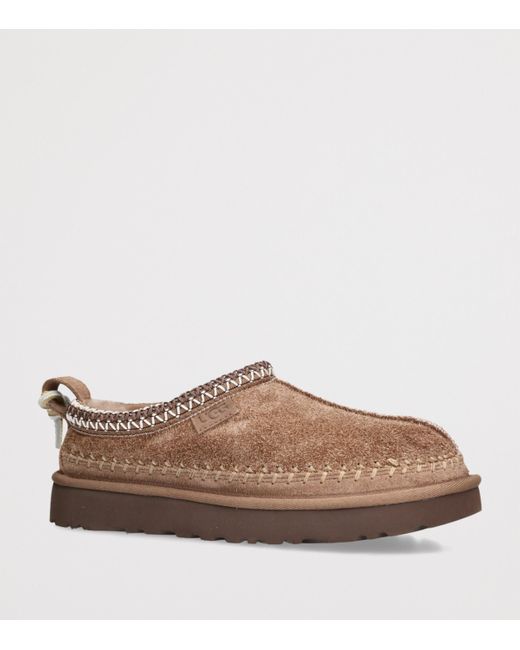 Ugg Brown Suede Tasman Biarritz Slippers