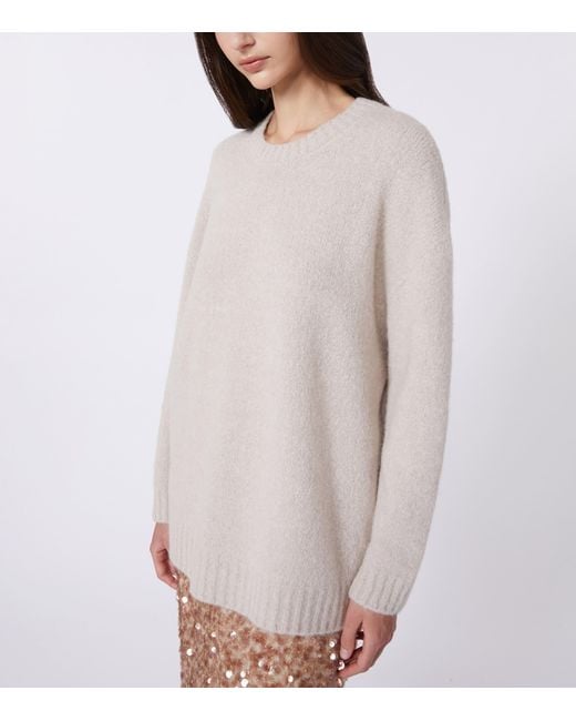 Weekend by Maxmara White Crew-Neck Sweater