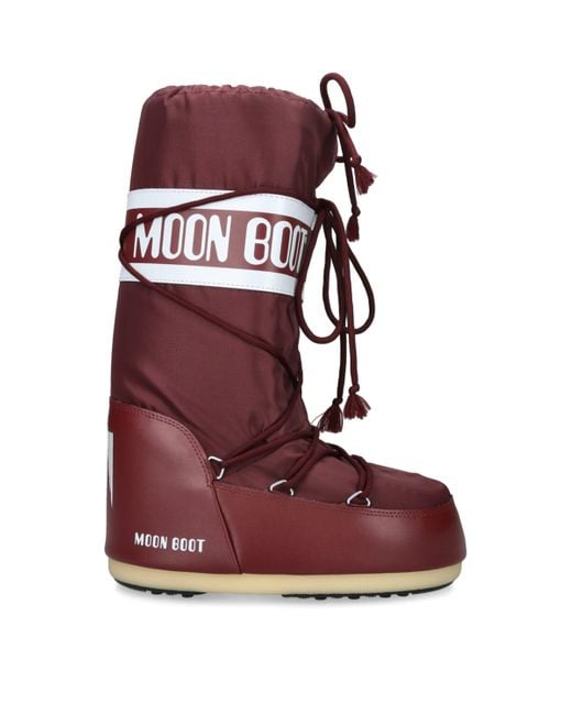 Moon Boot Red Nylon S