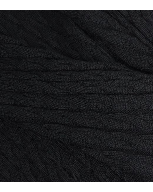 Totême  Black Wool Maxi Dress