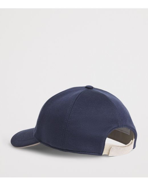 Eleventy Blue Logo Baseball Cap for men