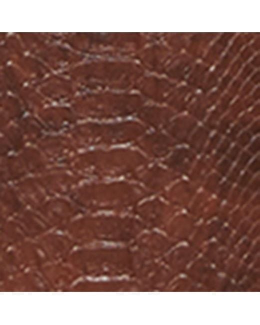 Marina Rinaldi Brown Faux Snakeskin Belford Trousers