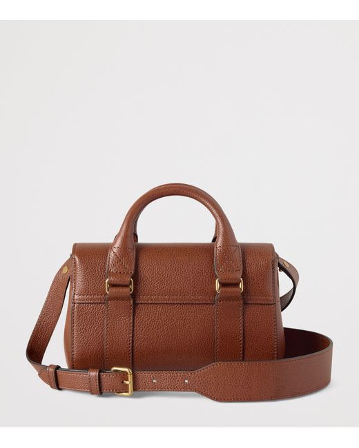 Mulberry Brown Mini Leather Bayswater Cross-Body Bag