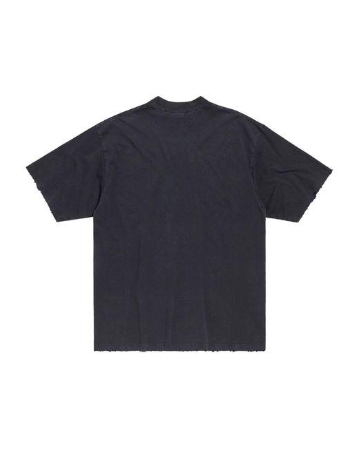 Balenciaga Black Logo-print Cotton Hoodie