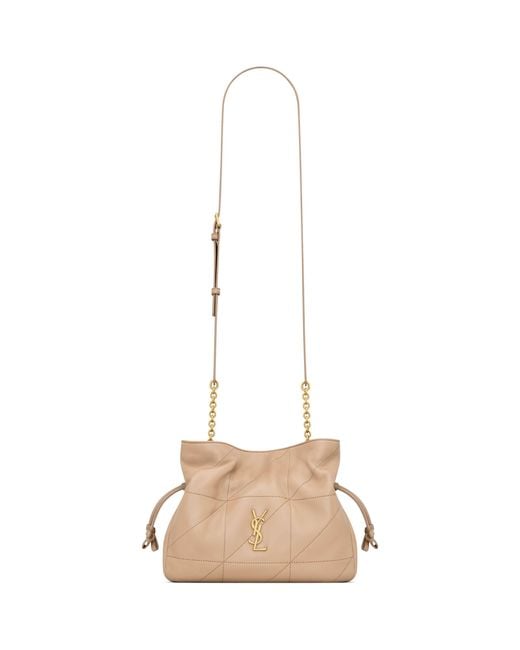Saint Laurent Natural Leather Jamie Shoulder Bag